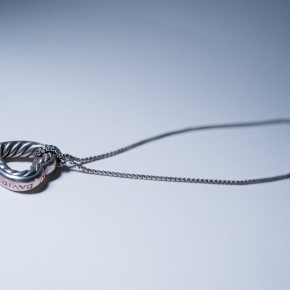 David Yurman Cable Heart Necklace - Picture 4 of 8